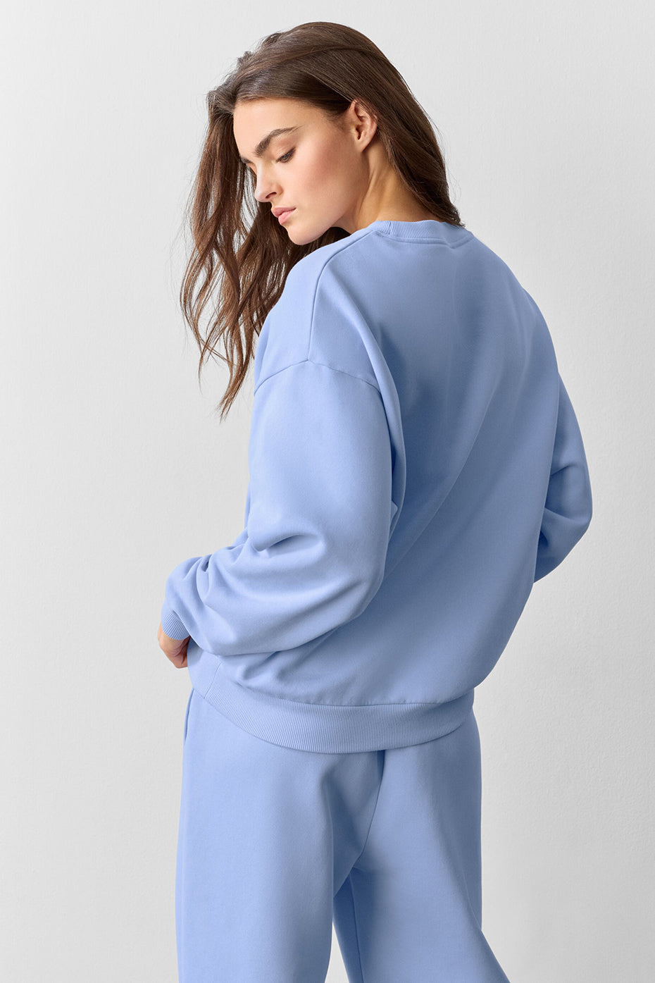 Accolade Crew Neck Pullover - Light Provence Blue