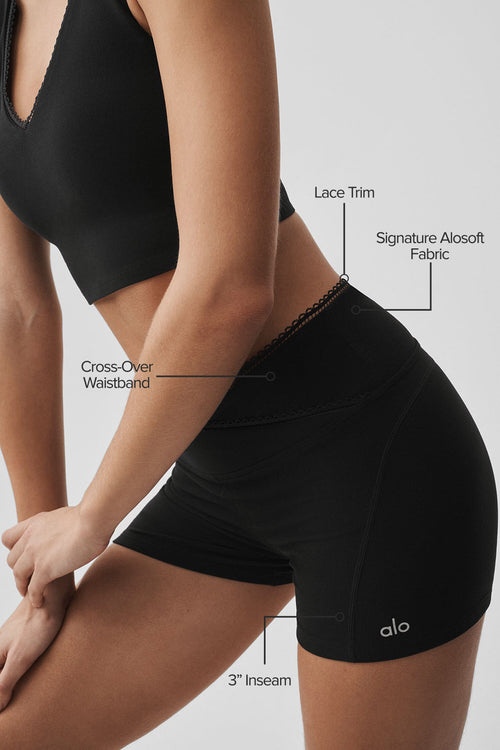 3 Alosoft Affection Short - Black